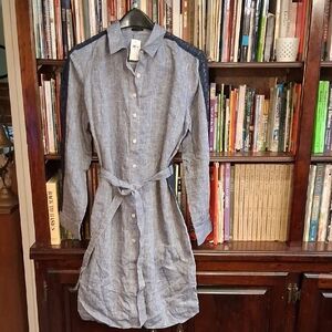 Ann Taylor Chambray Shirt Dress